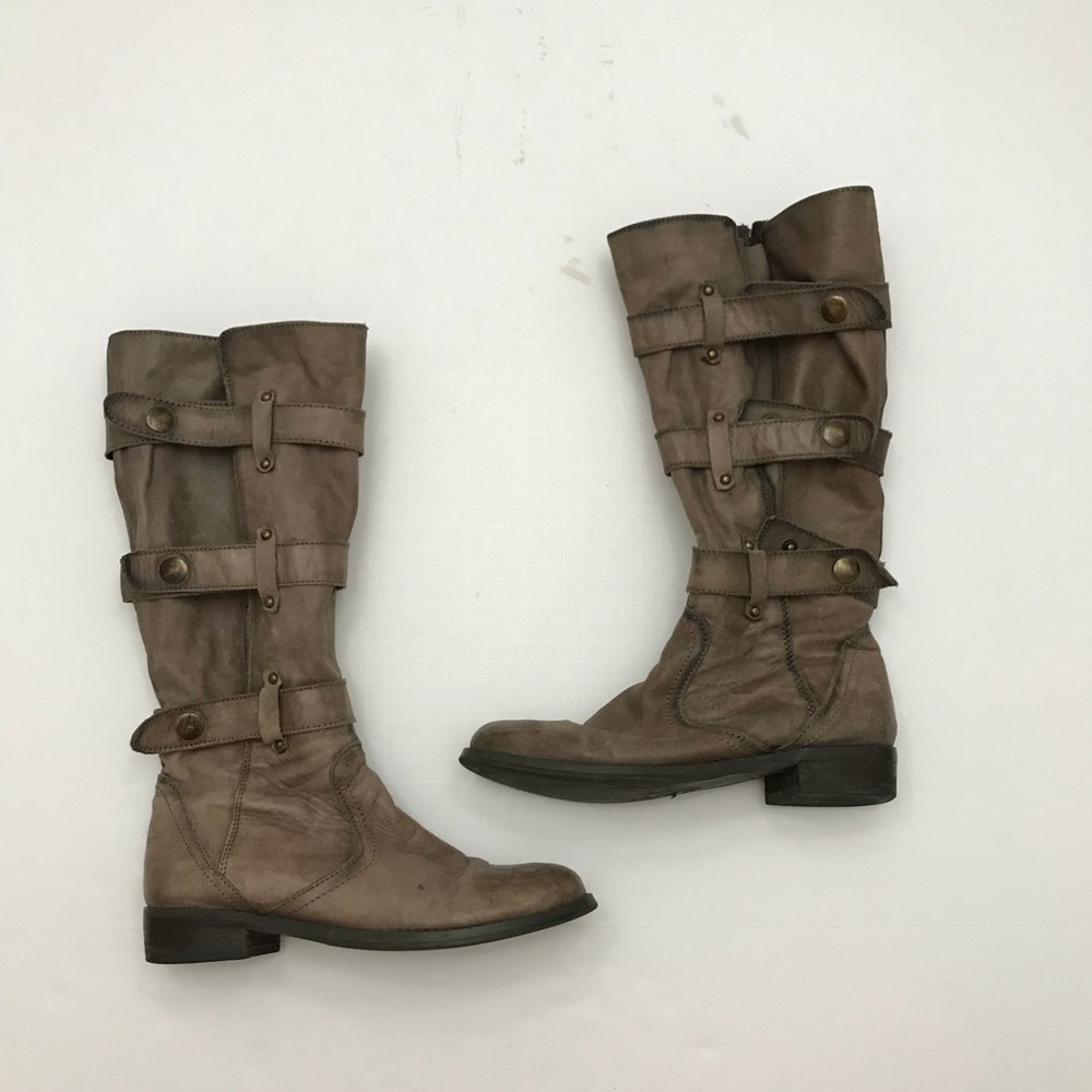 Two Lips Leather tall calf high size 8.5